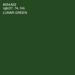 #254A22 - Lunar Green Color Image